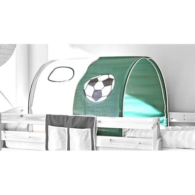 TICAA Spieltunnel - Baumwolle, Grün-Weiß, 89x75x100cm - Spieltunnel TICAA Spieltunnel - Baumwolle, Grün-Weiß, 89x75x100cm - Spieltunnel