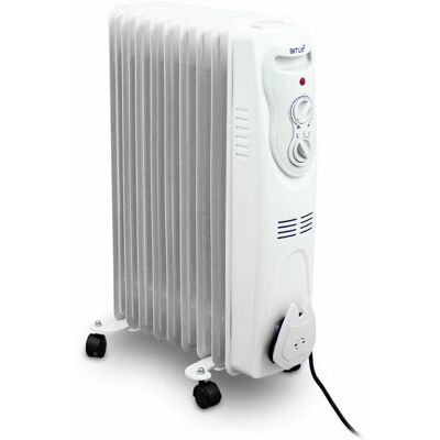 BITUXX 2000W Elektryczny Grzejnik Olejowy - Termostat Regulowany, Ochrona przed Przegrzewaniem, Oszczędność Energii BITUXX 2000W Elektryczny Grzejnik Olejowy - Termostat Regulowany, Ochrona przed Przegrzewaniem, Oszczędność Energii