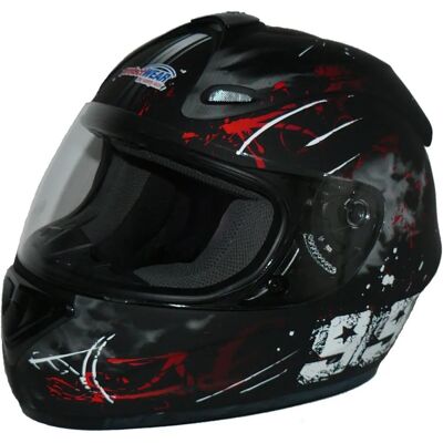 protectWEAR - FS-801 - noir/rouge - L - Motorcycle Helmet - Publicité protectWEAR - FS-801 - noir/rouge - L - Motorcycle Helmet - Publicité