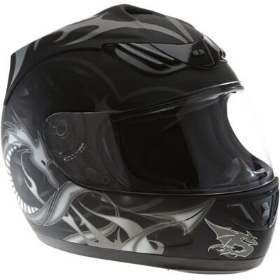 protectWEAR Casco de motocicleta - Cáscara de policarbonato - Cierre rápido - Bolsa para casco incluida - Casco de moto protectWEAR Casco de motocicleta - Cáscara de policarbonato - Cierre rápido - Bolsa para casco incluida - Casco de moto