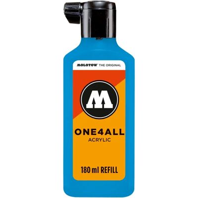 Molotow ONE4ALL Utöltő - 180ml - Sokkoló kék - Terméktípus Molotow ONE4ALL Utöltő - 180ml - Sokkoló kék - Terméktípus