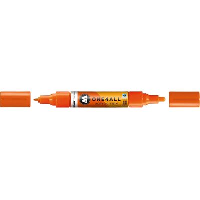 Molotow - Doppelspitzen Marker - Orange - 14cm - Fein & Breit Molotow - Doppelspitzen Marker - Orange - 14cm - Fein & Breit
