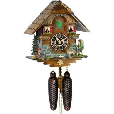 Trenkle 8501 - Horloge Cuckoo de Chalet - Chaîne de 8 Jours - Cuckoo Classic - Publicité Trenkle 8501 - Horloge Cuckoo de Chalet - Chaîne de 8 Jours - Cuckoo Classic - Publicité