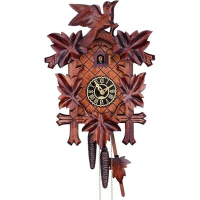 Trenkle 1100-4_nu Horloge à coucou sculptée - Murale - Mécanisme chaîne 1 jour - Cuckoo Classic - Publicité Trenkle 1100-4_nu Horloge à coucou sculptée - Murale - Mécanisme chaîne 1 jour - Cuckoo Classic - Publicité