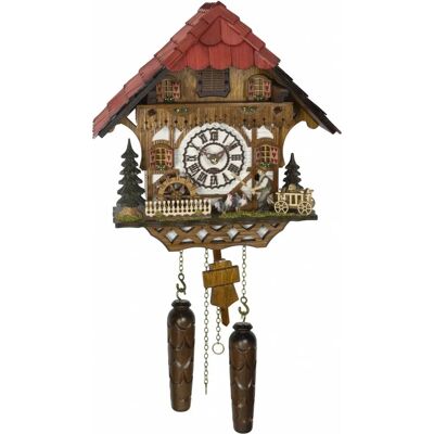 Trenkle 4271_QM_HZZG - Horloge coucou - Marron - Quartz - Publicité Trenkle 4271_QM_HZZG - Horloge coucou - Marron - Quartz - Publicité