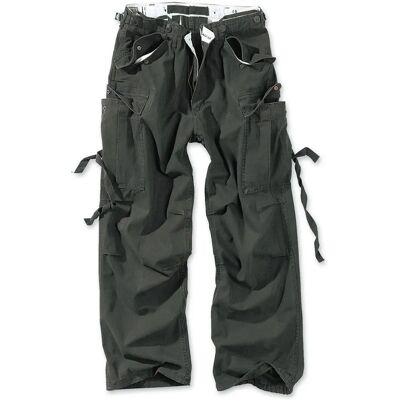 Surplus Vintage Fatigue Spodnie - Czarny - XL Surplus Vintage Fatigue Spodnie - Czarny - XL