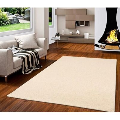 Snapstyle - Berber laine - naturel - 160x200 cm - tapis - Publicité Snapstyle - Berber laine - naturel - 160x200 cm - tapis - Publicité