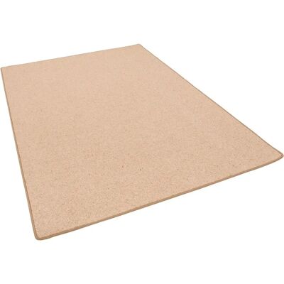 Berber Woll Teppich - Natur - 133x133cm - Teppich Berber Woll Teppich - Natur - 133x133cm - Teppich