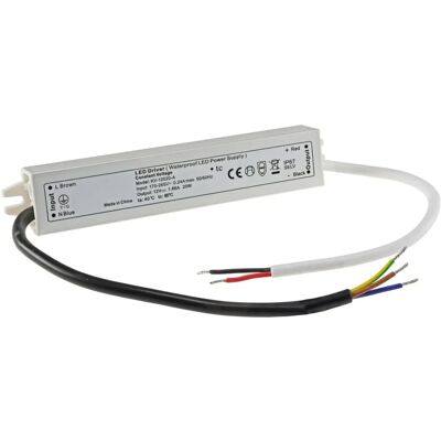 ChilitEC 12V DC Netzteil - 20W, Aluminium, IP67 - LED Trafo ChilitEC 12V DC Netzteil - 20W, Aluminium, IP67 - LED Trafo
