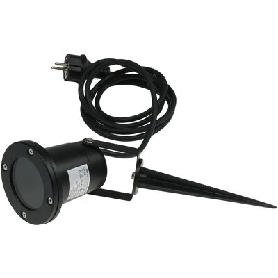 CHILITEC Schwarze Gartenleuchte Spot CT-GS10 mit Erdspieß CHILITEC Schwarze Gartenleuchte Spot CT-GS10 mit Erdspieß
