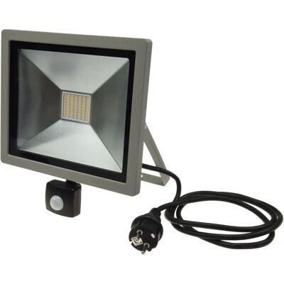 Projecteur LED SlimLine 50W 3200lm Détecteur de mouvement - Fluter - Publicité Projecteur LED SlimLine 50W 3200lm Détecteur de mouvement - Fluter - Publicité
