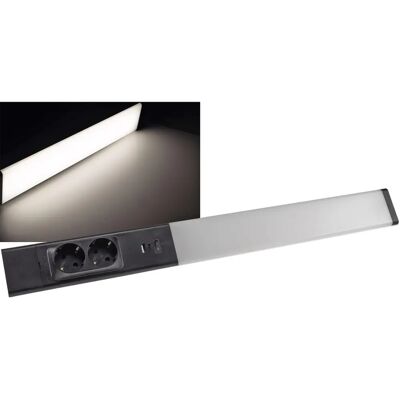 Chilitec Arusha LED Wandleuchte + Deckenleuchte - 60cm, Schwarz - Beleuchtung Chilitec Arusha LED Wandleuchte + Deckenleuchte - 60cm, Schwarz - Beleuchtung
