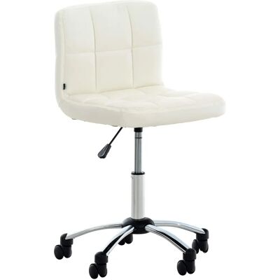 Cadeira de Escritório CLP Branca - Ajustável & Giratória - Design Moderno Cadeira de Escritório CLP Branca - Ajustável & Giratória - Design Moderno