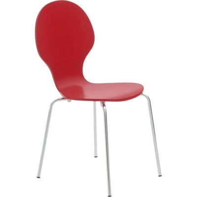 CLP Moderner Stapelbarerhocker - Ergonomisch, Edelstahl, Mehrere Farben CLP Moderner Stapelbarerhocker - Ergonomisch, Edelstahl, Mehrere Farben