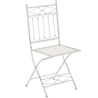 Sedia Pieghevole Asina Bianco Antico - Arredo da Giardino Sedia Pieghevole Asina Bianco Antico - Arredo da Giardino