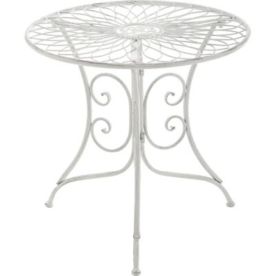 Table Ariano Pricenet - Blanc ancien - Publicité Table Ariano Pricenet - Blanc ancien - Publicité