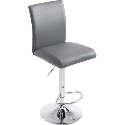 Taburete de Bar Homestoreking Gris 47x38.5x95cm - Ajustable en altura, Giratorio, Marco metálico Taburete de Bar Homestoreking Gris 47x38.5x95cm - Ajustable en altura, Giratorio, Marco metálico