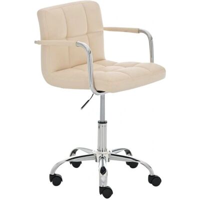 CLP - Silla de oficina con imitación de piel, multicolor CLP - Silla de oficina con imitación de piel, multicolor