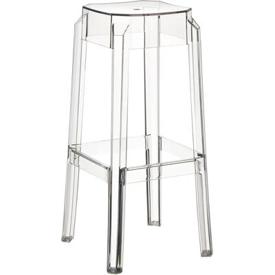 Taburete de exterior CLP Fox Apilable - Resistente a la intemperie, Diseño Moderno Taburete de exterior CLP Fox Apilable - Resistente a la intemperie, Diseño Moderno