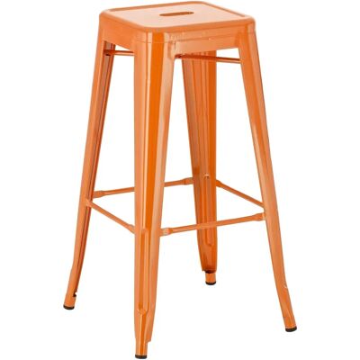 CLP Joshua Orange Industrieller Metallhocker - Hocker CLP Joshua Orange Industrieller Metallhocker - Hocker