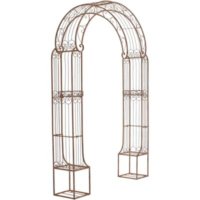 CLP Arco de Jardín Alessia Marrón Antiguo - Arco para plantas CLP Arco de Jardín Alessia Marrón Antiguo - Arco para plantas