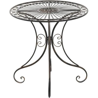 Mesa de jardín Hari - Diseño nostálgico y antiguo - Diámetro 70cm Mesa de jardín Hari - Diseño nostálgico y antiguo - Diámetro 70cm
