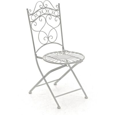 Sedia da Giardino Bianco Antico Pricenet - Arredo in metallo vintage per esterni Sedia da Giardino Bianco Antico Pricenet - Arredo in metallo vintage per esterni