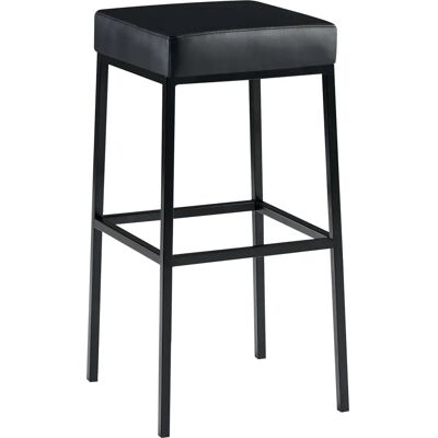 CLP Montreal B80 Sgabello bar nero imbottito - Sgabello CLP Montreal B80 Sgabello bar nero imbottito - Sgabello