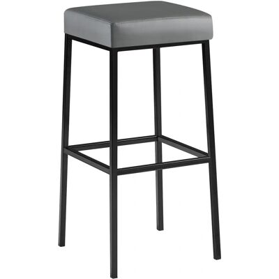 CLP - Sgabello da bar stile classico - 85cm Grigio CLP - Sgabello da bar stile classico - 85cm Grigio