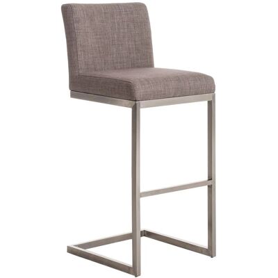 CLP Paros Stołek Barowy - Nowoczesny Stal Nierdzewna, Tkanina, 77cm CLP Paros Stołek Barowy - Nowoczesny Stal Nierdzewna, Tkanina, 77cm
