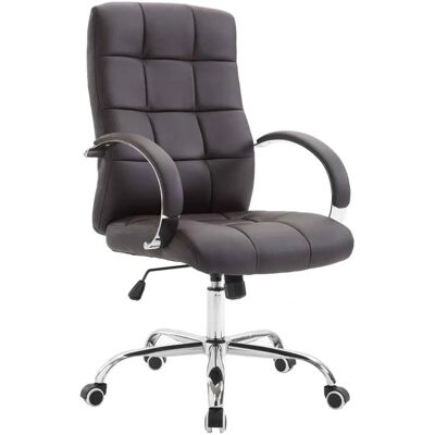 Silla de Oficina Mikos CLP - Marrón - Diseño Ergonómico - Altura Ajustable Silla de Oficina Mikos CLP - Marrón - Diseño Ergonómico - Altura Ajustable