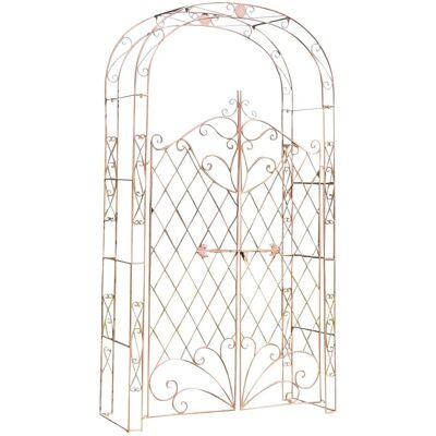 Arco de Jardín Melissa con Puerta - Estilo Rústico, 220 cm Arco de Jardín Melissa con Puerta - Estilo Rústico, 220 cm