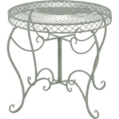 Pricenet Table de Jardin Vert Antique Sheela - Publicité Pricenet Table de Jardin Vert Antique Sheela - Publicité