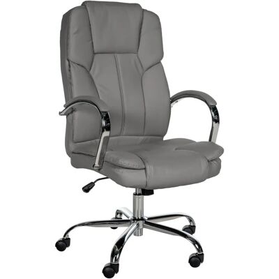 Chaise de Bureau Xanthos XXL CLP - Réglable, Ergonomique, Gris - Publicité Chaise de Bureau Xanthos XXL CLP - Réglable, Ergonomique, Gris - Publicité
