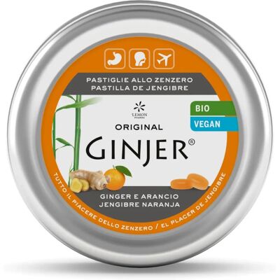 Lemon Pharma Pastiglie biologiche di zenzero e arancia - Integratore alimentare Lemon Pharma Pastiglie biologiche di zenzero e arancia - Integratore alimentare