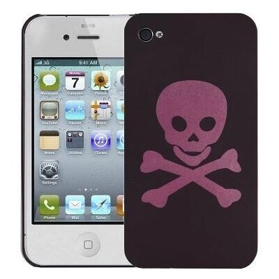 Logotrans Model 103233 Telefoonhoesje - iPhone 4 - Zwart, Roze Logotrans Model 103233 Telefoonhoesje - iPhone 4 - Zwart, Roze