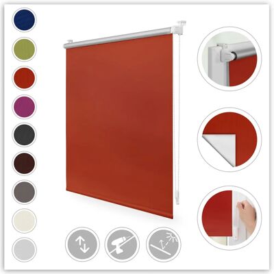 Lichtblick Thermo-Rollo - 45x150cm, Terrakotta, Orange, Verdunkelung Lichtblick Thermo-Rollo - 45x150cm, Terrakotta, Orange, Verdunkelung