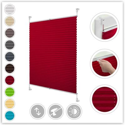 LICHTBLICK Plissee - Zweiseitig verschiebbar - 70x210cm - Modernes Polyester Fensterdekoration LICHTBLICK Plissee - Zweiseitig verschiebbar - 70x210cm - Modernes Polyester Fensterdekoration