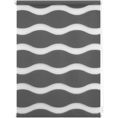 Lichtblick Duo-Rollo - Klemmfix, 150x60cm, Grau - Doppelrollo Lichtblick Duo-Rollo - Klemmfix, 150x60cm, Grau - Doppelrollo
