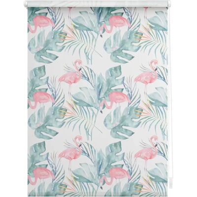 Lichtblick Flamingo Pink Grün Klemmfix Rollo - Rollo Lichtblick Flamingo Pink Grün Klemmfix Rollo - Rollo