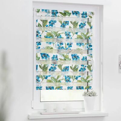 Lichtblick Duo Rollo - Motiv Heidelbeere - 150x90 cm - Doppelrollo Lichtblick Duo Rollo - Motiv Heidelbeere - 150x90 cm - Doppelrollo