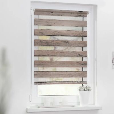 Lichtblick Duo-Rollo Vintage Stil 90x150cm - Doppelrollo Lichtblick Duo-Rollo Vintage Stil 90x150cm - Doppelrollo