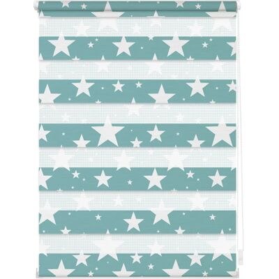 Lichtblick Duo Rollo Motiv Sterne - Rollos Lichtblick Duo Rollo Motiv Sterne - Rollos