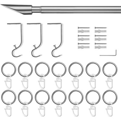 Lichtblick Ausziehbare Gardinenstange - Metall, 130-240cm Lichtblick Ausziehbare Gardinenstange - Metall, 130-240cm