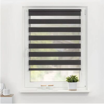 Lichtblick Duo-Rollo, Klemmfix, 60x150cm - Fensterdekoration Lichtblick Duo-Rollo, Klemmfix, 60x150cm - Fensterdekoration
