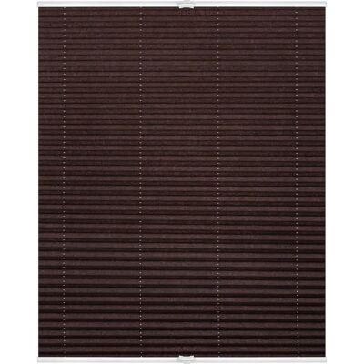 Lichtblick Faltrollo - Braun - 130cm x 55cm - Plissee Lichtblick Faltrollo - Braun - 130cm x 55cm - Plissee