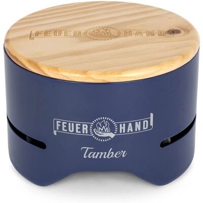 Feuerhand Tamber Cobalt Blue Tischgrill - Klein für draußen Feuerhand Tamber Cobalt Blue Tischgrill - Klein für draußen