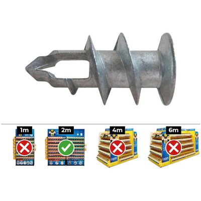 CELO Stahl-Schrauben 4,5x40mm - Wandmontage - 50 Stück CELO Stahl-Schrauben 4,5x40mm - Wandmontage - 50 Stück