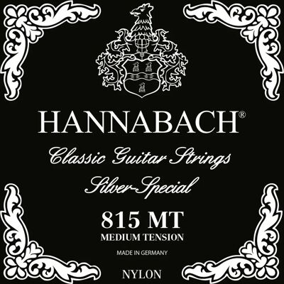 Hannabach 815 Medium spänning Klassiska gitarrsträngar Hannabach 815 Medium spänning Klassiska gitarrsträngar