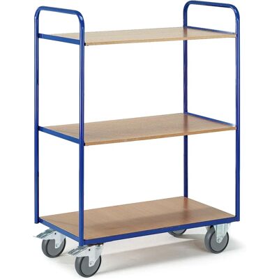 Rollcart Etagenwagen 1500mm hoch 2 Wände offen mit 3 Ladeflächen - Etagenwagen Rollcart Etagenwagen 1500mm hoch 2 Wände offen mit 3 Ladeflächen - Etagenwagen